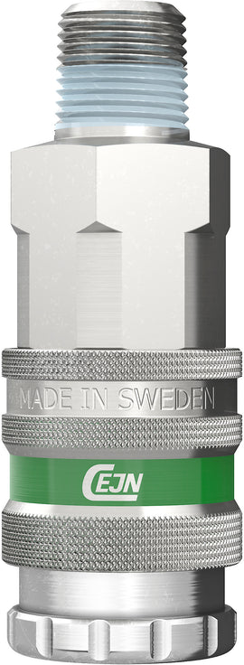 Cejn 10-341-1452  Series 341 Breathing Air Coupling Nickel-Plated Brass 1/4" Male NPT 5/bx