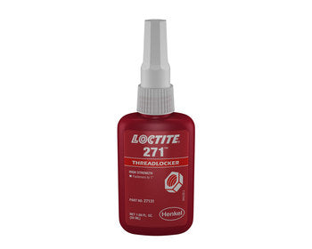 Loctite 271 Red Threadlocker 27131, IDH:135381 - High Strength - 50 ml Bottle