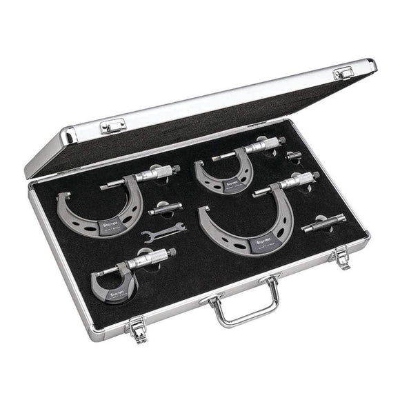 Starrett S444.1MBXRLZ Micrometer Set - 0-100mm 21089