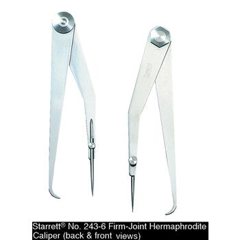 Starrett 243-6 Hermaphrodite Caliper 6" 51143