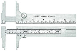 Starrett 1025-6 Pocket Slide Caliper- 6" 53124