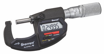 Starrett W788.1XFL Electronic Micrometer - Round Anvil- Wireless 60603