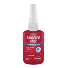 LOCTITE 243 Medium Strength Threadlocker, 50 ml Bottle - 1329467