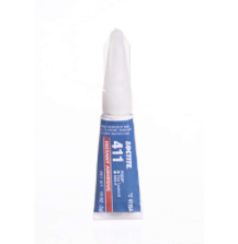 Loctite Prism 411 Toughened High Viscosity Instant Adhesive, Clear, 3g Tube 233768