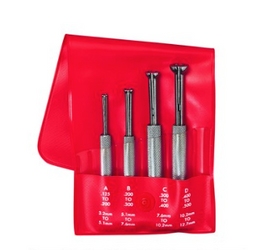 Starrett S831EZ Small Hole Gage- Set Of 4- 831A-B-C-D- 53087