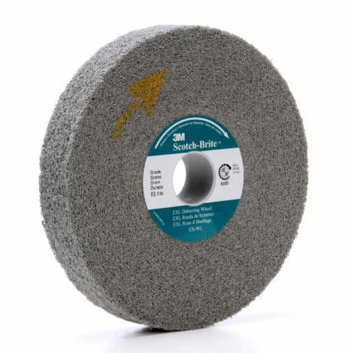 3M SB EXL Deburring Convolute Wheel XL-WL 8S Med 8 in x 1 in x 3 in 3 ea/Case 48011182797