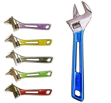 UM30 - Lobster Tools Skelton Grip Hybrid Adjustable Angle Wrench With Color Grip