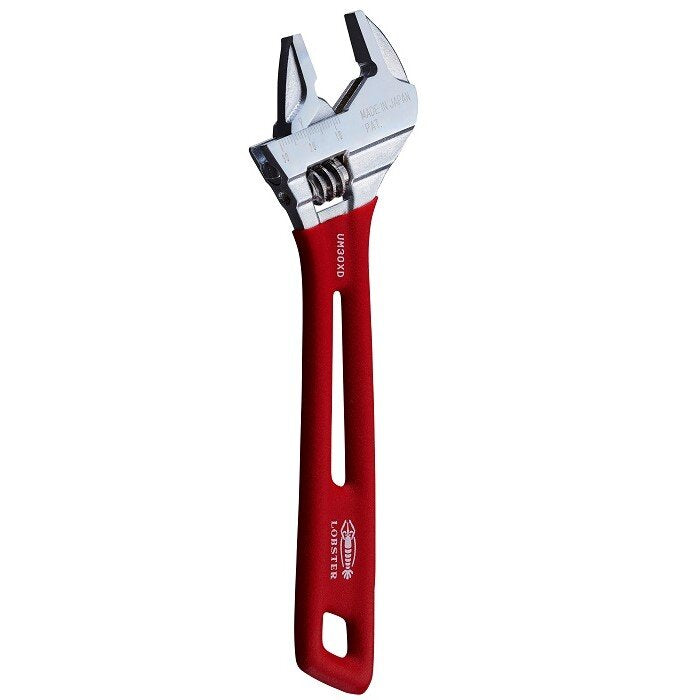 Lobster UM49XD Screw Plier Hybrid Adjustable Angle Wrench with Red Grip