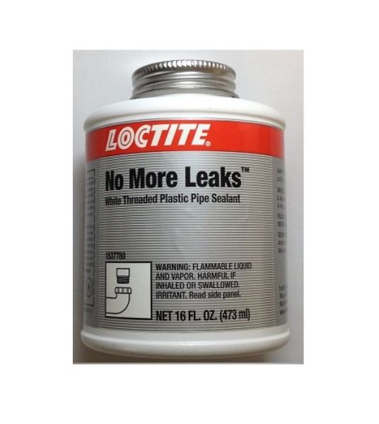 1537780 Loctite "No More Leaks" 16oz Brush-In-Top Can, White