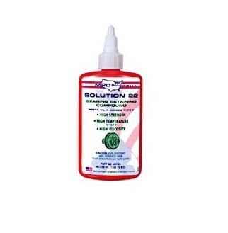 MRO Solutions 40206 | Green Bearing Retaining Compound, High Temperature, 450 degrees F, 0.0088 oz Bottle