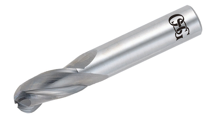 OSG 403-0394-BN CARBIDE 1MM X 3MM 3FL BALL NOSE