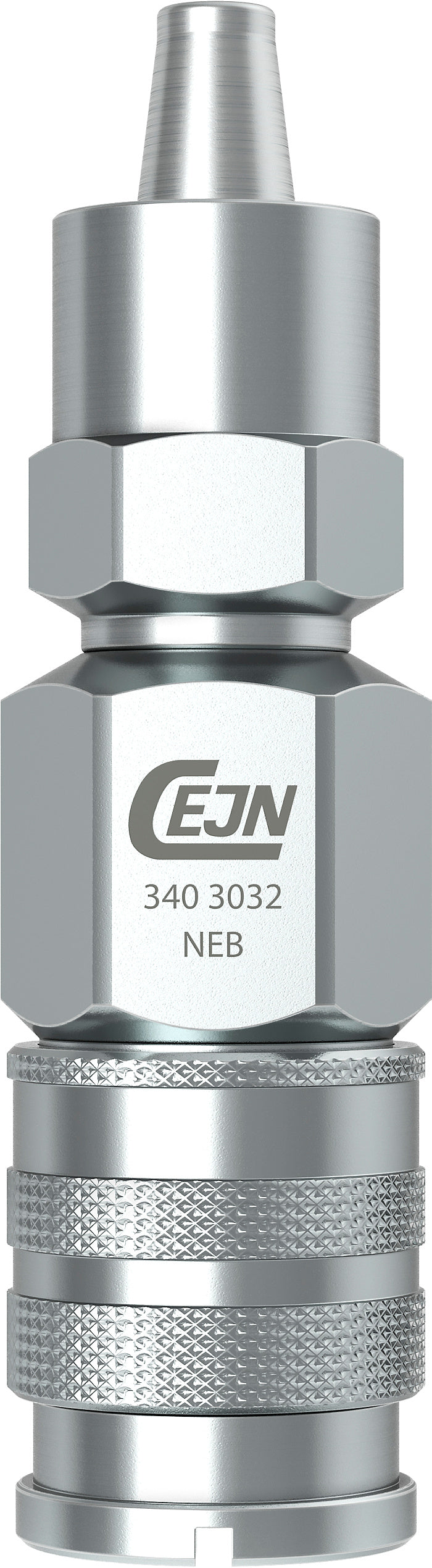 Cejn 10-340-3032 Breathing Air Coupling - Industrial Interchange 1/4" Body Size - Stainless Steel - 1/4" Hose Fitting Price Per 5