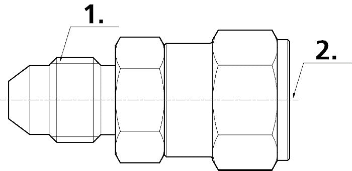 Cejn 19-950-2103 JIC 4 Male x JIC 4 Female - 0