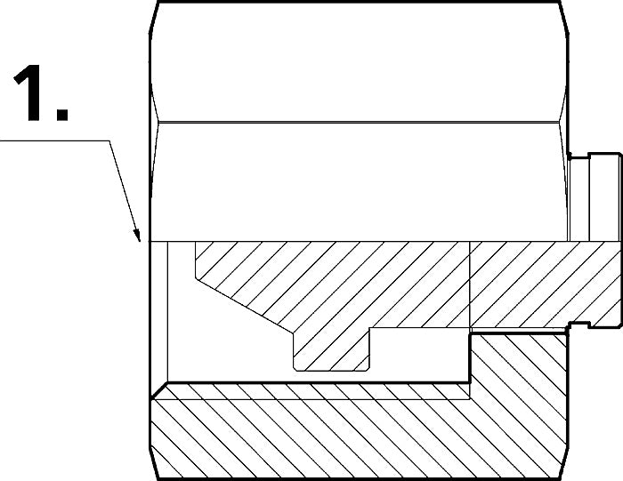 Cejn 19-950-2142 9/16 18 Type M cap - 0