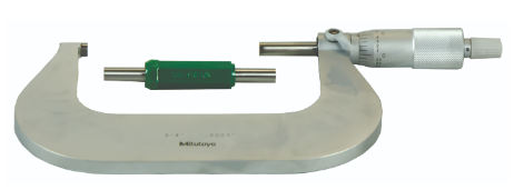 Mitutoyo 103-150 Outside Micrometer, 325-350MM, 0.01MM, RS