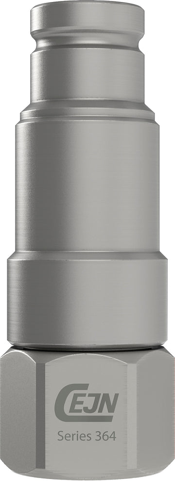 Cejn 10-364-6404FLat Face Pressure Eliminator Nipple 3/8" Body Size 3/8" F NPT (ISO 16028) 5/bx
