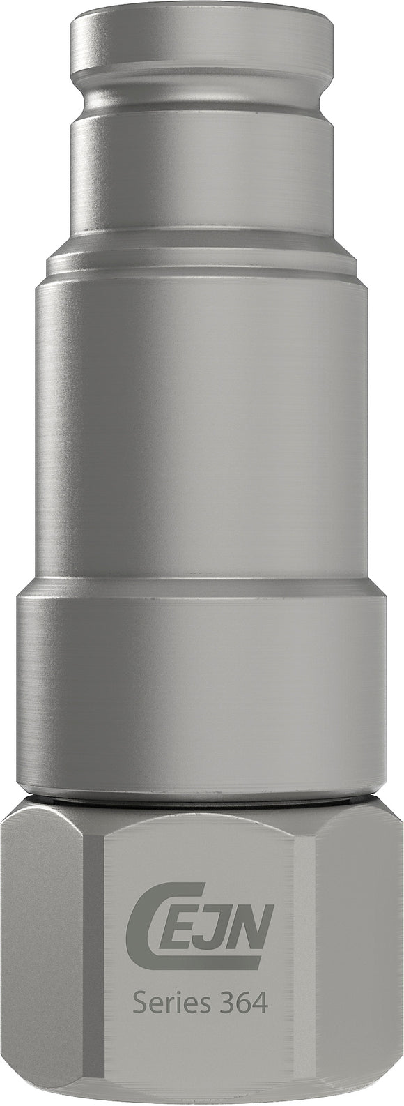 Cejn 10-364-6404FLat Face Pressure Eliminator Nipple 3/8" Body Size 3/8" F NPT (ISO 16028) 5/bx