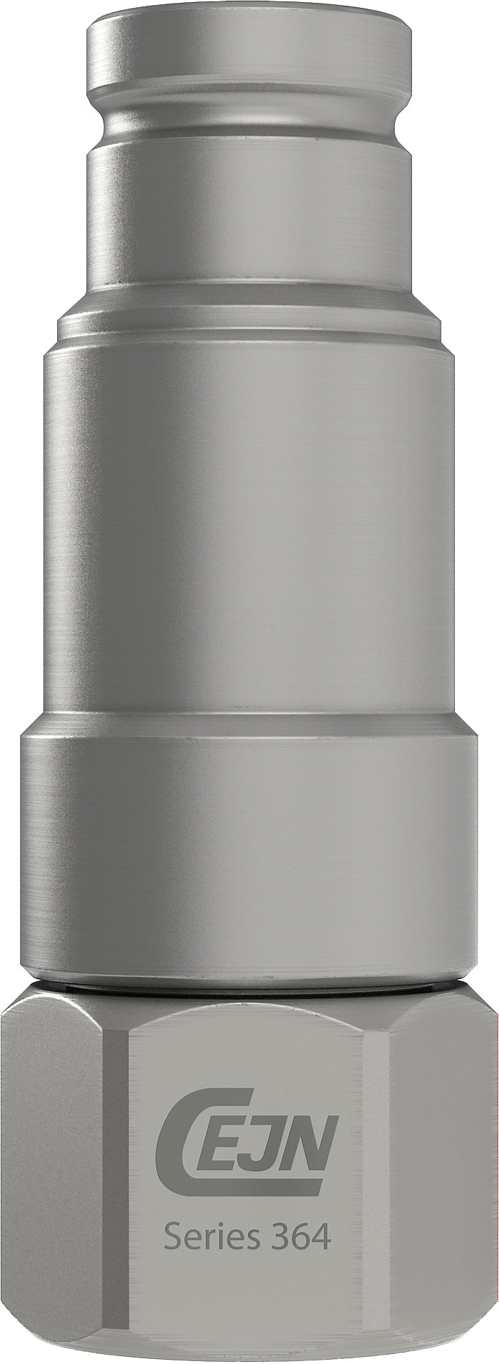 Cejn 10-364-6404FLat Face Pressure Eliminator Nipple 3/8" Body Size 3/8" F NPT (ISO 16028) 5/bx