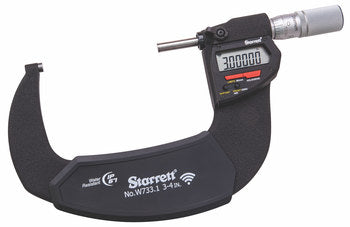 Starrett S3732CXFLZ Electronic Micrometer Set Of 6- W/O Output- 0-6" 12727