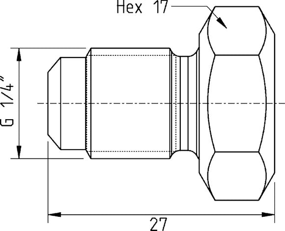 Cejn 19-950-1600     Blind Plug - 1/4" Male BSPP (CMS) Price Per 5