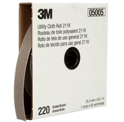 3M 05045 Utility Cloth Roll 211K, 220 J - weight, 2 in x 50 yd - WesTorque