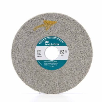 3M 09005, Scotch-Brite EXL Deburring Wheel, XL-WL, 9S Fine, 12 in x 1/2 in x 5 in, 7100075901 - WesTorque