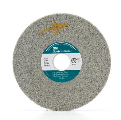 3M 13617 SB EXL Deburring Convolute Wheel XL-WL 8A Med 6 in x 1 in x 1 in 48011136172 - WesTorque