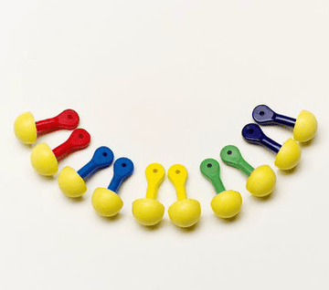 3M 21011 E - A - R EXPRESS Pod Plugs Earplugs 321 - 2200, Uncorded, Assorted Color Grips, Pillow Pack - WesTorque