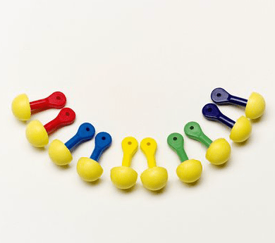3M 21011 E - A - R EXPRESS Pod Plugs Earplugs 321 - 2200, Uncorded, Assorted Color Grips, Pillow Pack - WesTorque