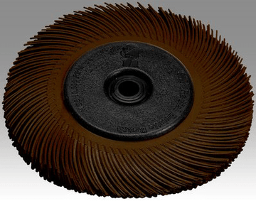 3M 27603 Scotch - Brite Radial Bristle Brush, 6 in x 1/2 in x 1 in 36 With Adapter, 5 per box - WesTorque
