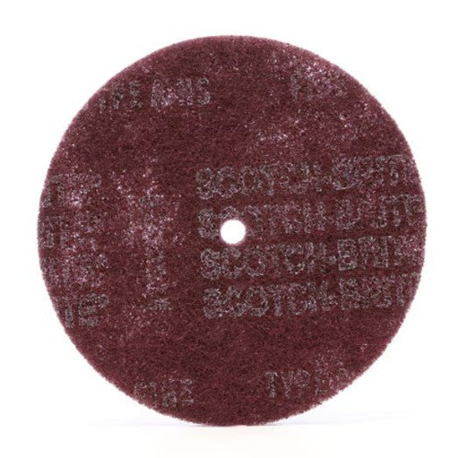 3M 27745 Scotch-Brite High Strength Disc, 6 in x 1/2 in, A MED, 10/Pac, 40 ea/Case - WesTorque