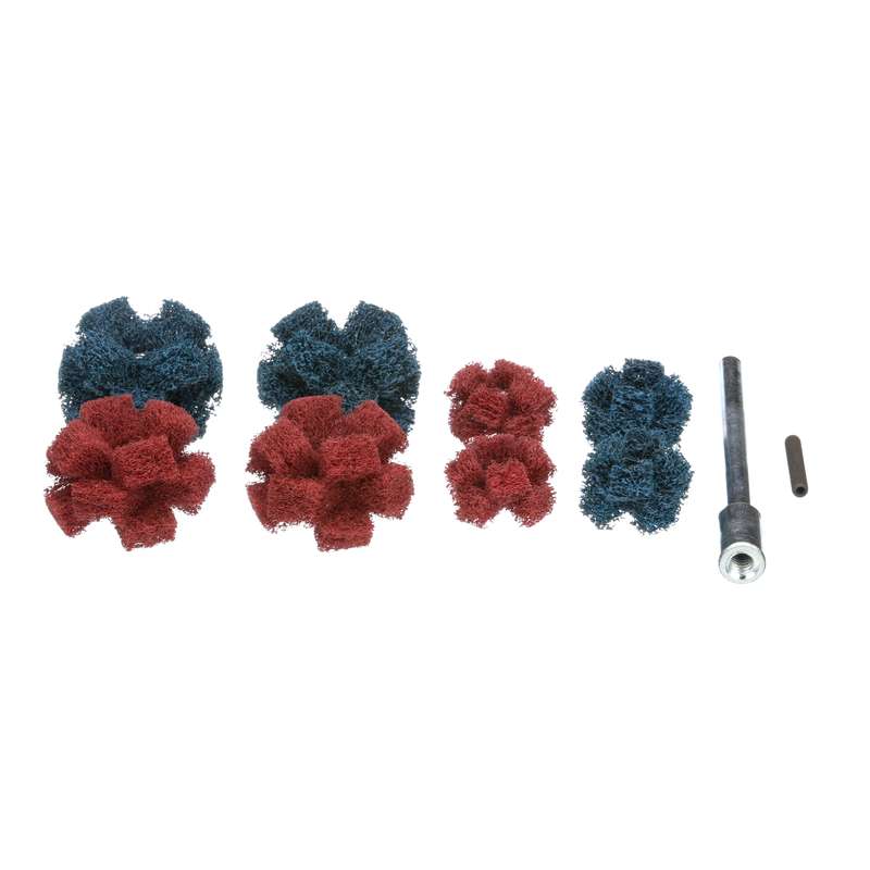 3M 32536 Standard Abrasives Cross Buff Kit 260013, 5 ea/Case - WesTorque