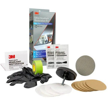 3M 39195 Ultra Headlight Restoration Kit 39195, 3/Case - WesTorque