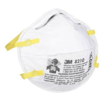 3M 46457 Particulate Respirator 8210, N95, 7100132742 - WesTorque