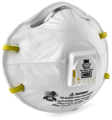 3M 49711 Particulate Respirator 8210V, N95, 7000002462, 10/Box - WesTorque
