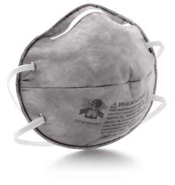 3M 54358 Particulate Respirator 8247, R95, with Nuisance Level Organic Vapor Relief, 120 EA/Case - WesTorque