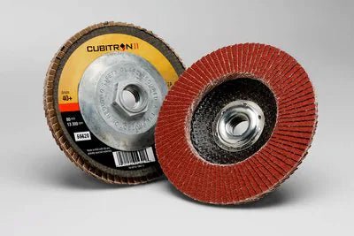 3M 55620 Cubitron II Flap Disc 967A, 40+, T29 Quick Change, 4-1/2 in x 5/8"-11 - 51141556208 - WesTorque