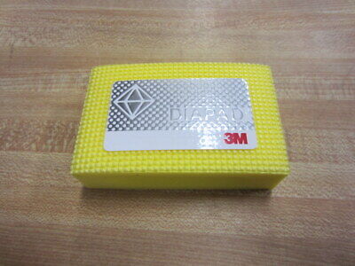 3M 6200J Diamond Hand Laps - Grooved, Yellow 18 - WesTorque
