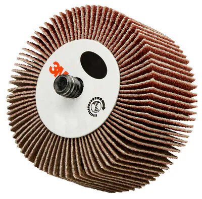 3M 65473 Flap Wheel 244D, 80 X-weight, Type 83, 1-1/2 in x 1 in x 1/4 in - 51144654734 - WesTorque
