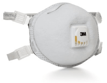 3M 66192 Particulate Respirator 8214, N95, with Faceseal and Nuisance Level Organic Vapor Relief - WesTorque
