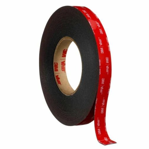 3M 74165 VHB Tape 5962, Black, 1 in x 36 yd, 62 mil, 9 rolls per case - 21200741654 - WesTorque