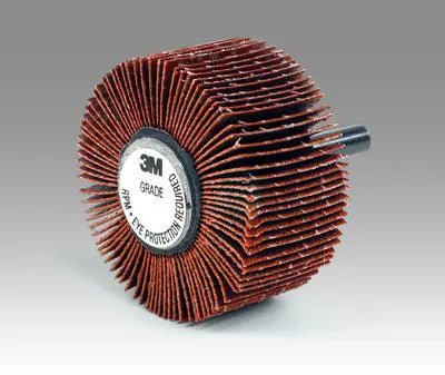 3M 80763 Flap Wheel 747D, 60 X-weight, Type 83, 2 in x 1 in x 1/4 in - 51144807635 - WesTorque