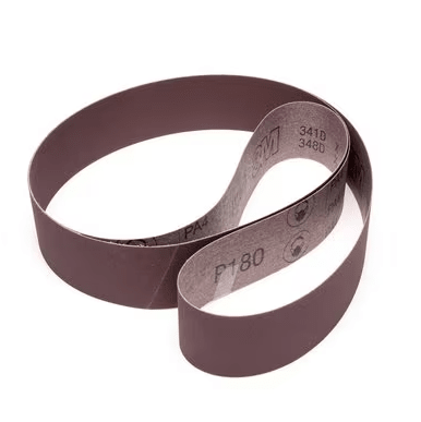 3M Cloth Belt 341D, 50 X-weight, 2-1/2 in x 60 in, Film-lok, Single-flex - 7010361743 - WesTorque