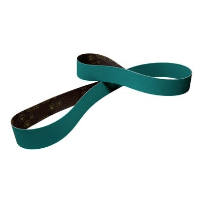 3M Cloth Belt 577F, 120 YF-weight, 4 in x 132 in, Film-lok, Single-flex, 25 ea/Case - 51125239 - WesTorque