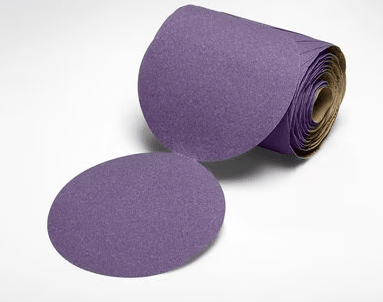 3M Cubitron II Stikit Film Disc Roll 775L, 180+, 5 in x NH, Die 500X, 100 Discs/Roll - 7100067208 - WesTorque