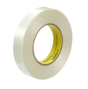 3M 06898 Scotch Filament Tape 898, Clear, 24 mm x 55 m, 6.6 mil