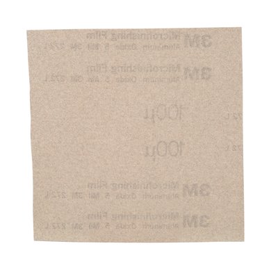 3M Microfinishing Film Belt 272L, 100 Mic, Type UK, 52 in x 75 in, 5
ea/Case