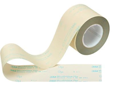 3M Microfinishing Film RL 272L 30 Mic 5MIL Type UK 1-9/16 inx450 ftx3 in 39.69mmx137.25m Plastic Core ASO - WesTorque