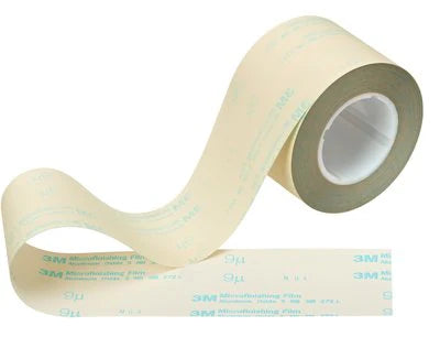 3M Microfinishing Film RL 272L 30 Mic 5MIL Type UK 1-9/16 inx450
ftx3 in 39.69mmx137.25m Plastic Core ASO