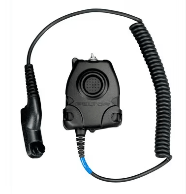 3M PELTOR Push-To-Talk (PTT) Adapter, Motorola Turbo, NATO Wiring, FL5063-02 - 7010384262 - WesTorque